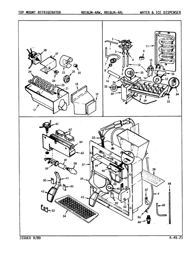 Diagram for RB18JA-4AL (BOM: 9A31B)