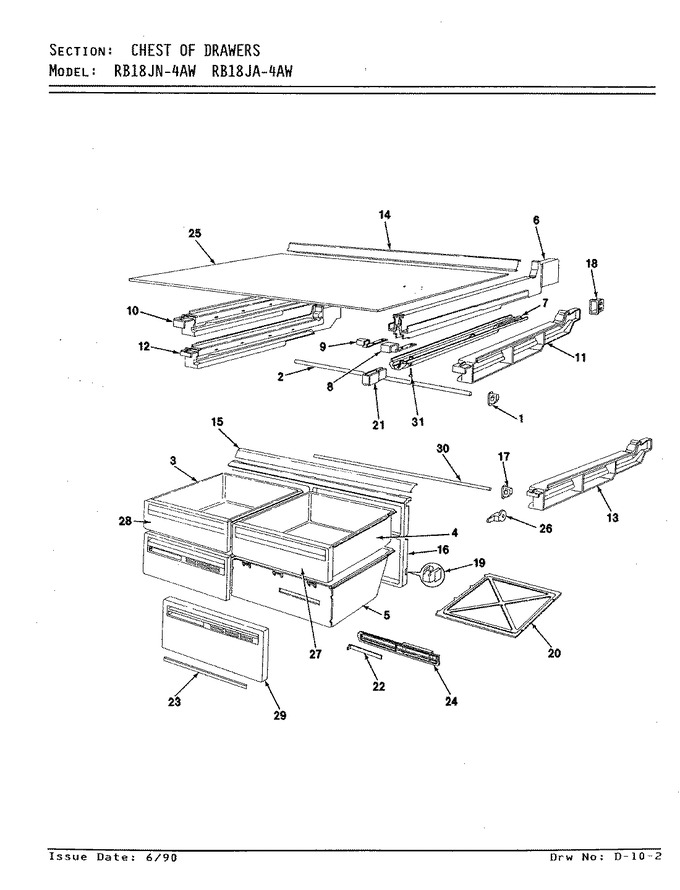 Diagram for RB18JA-4AW (BOM: 9A32A)