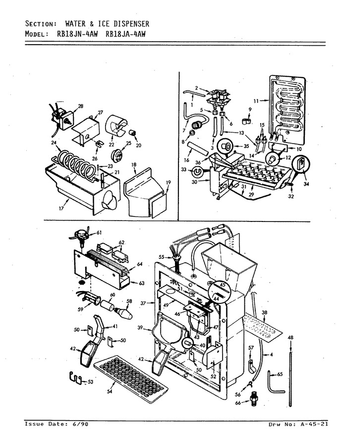 Diagram for RB18JA-4AW (BOM: 9A32A)