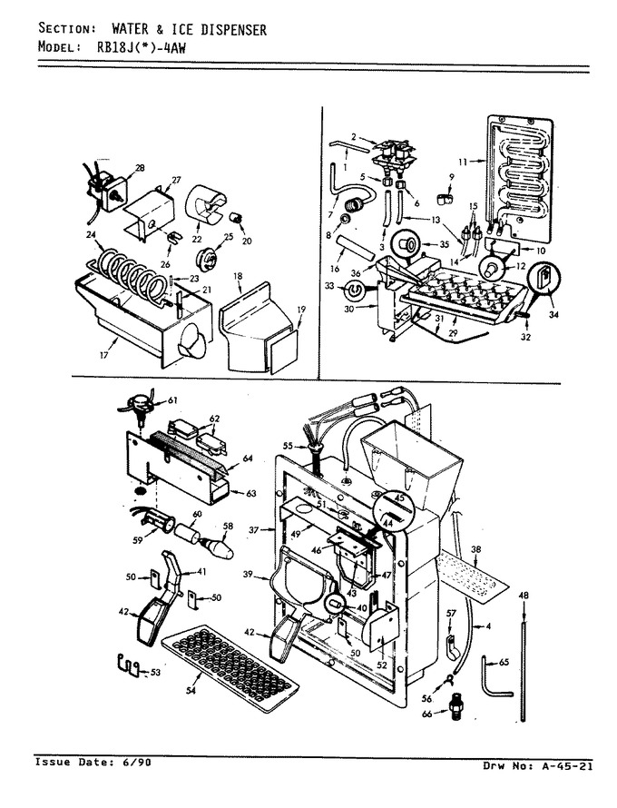 Diagram for RB18JA-4AW (BOM: 9A32B)