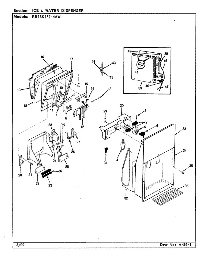 Diagram for RB18KN-4AW (BOM: BG43A)