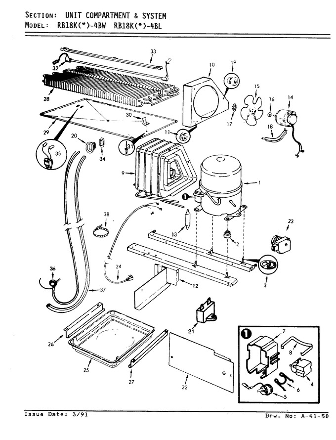 Diagram for RB18KA-4BL (BOM: BG47A)