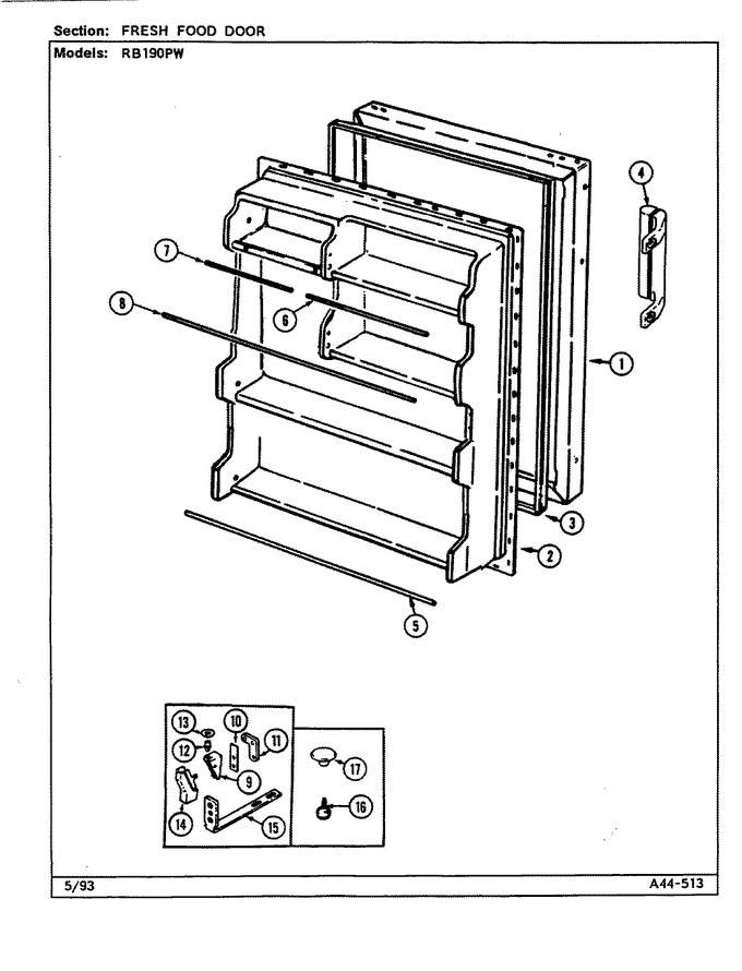 Diagram for RB190PW (BOM: DG53A)