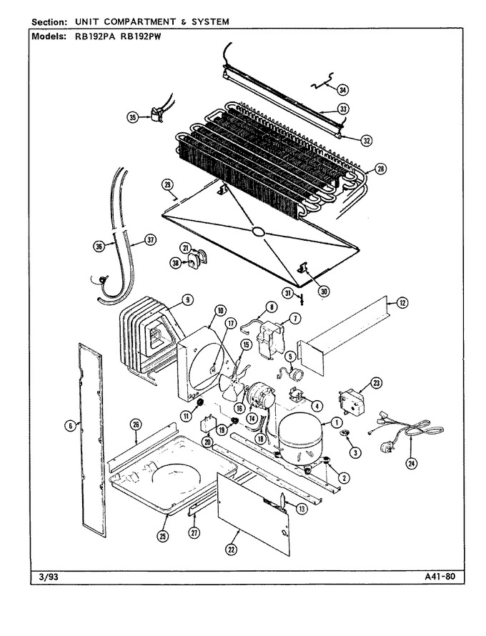 Diagram for RB192PA (BOM: DE72A)