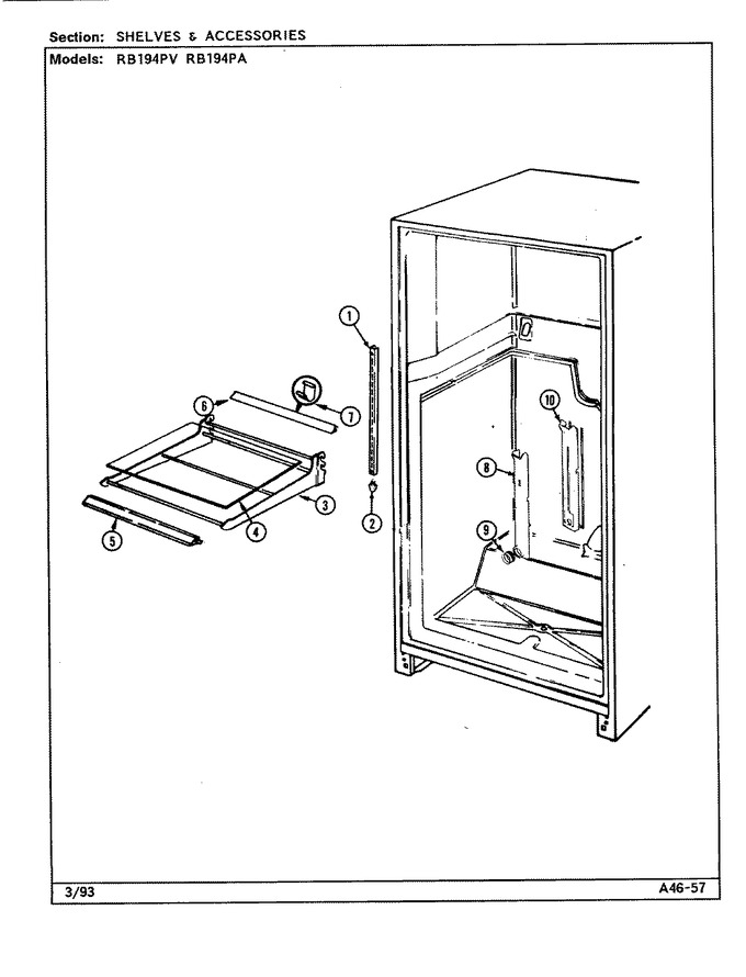 Diagram for RB194PA (BOM: DE76A)
