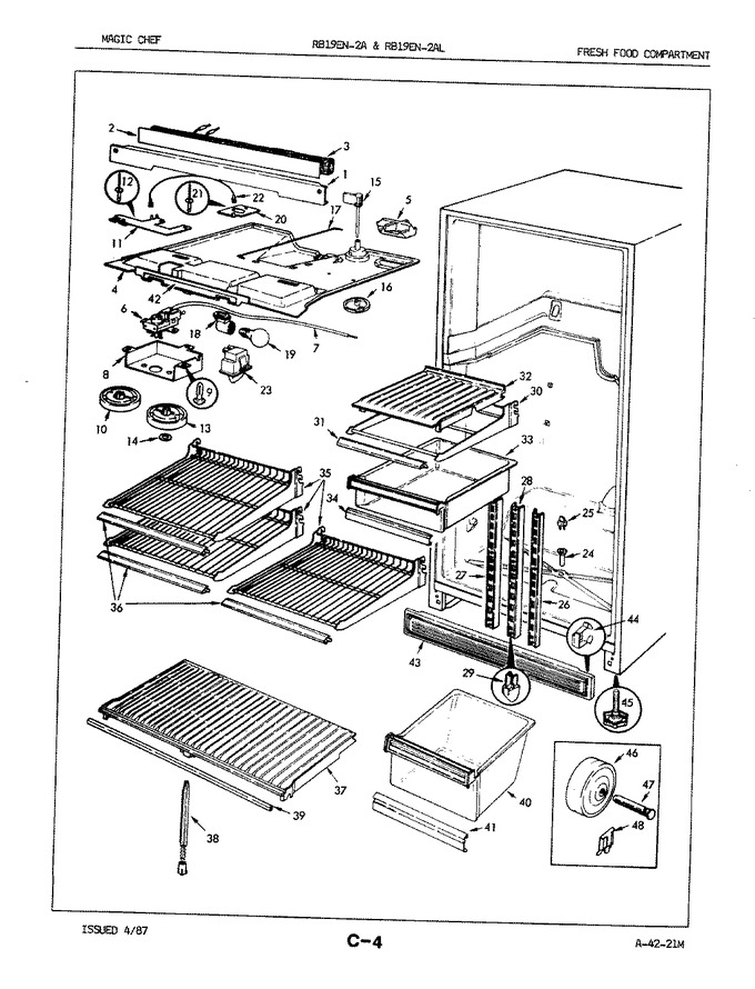 Diagram for RB19EA-2AL (BOM: 7C07B)