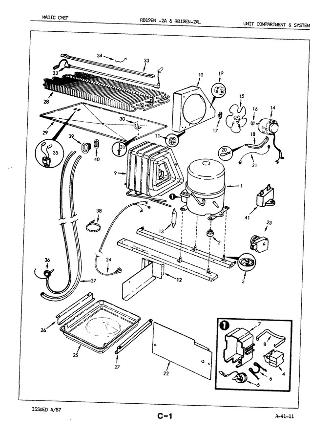 Diagram for RB19EA-2A (BOM: 7C07A)