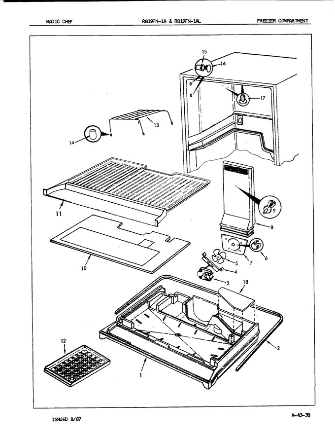 Diagram for RB19FA-1A (BOM: 7C17A)