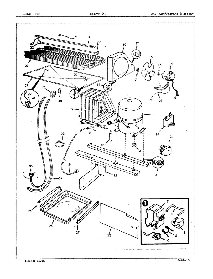 Diagram for RB19FA-3A (BOM: 7C19A)
