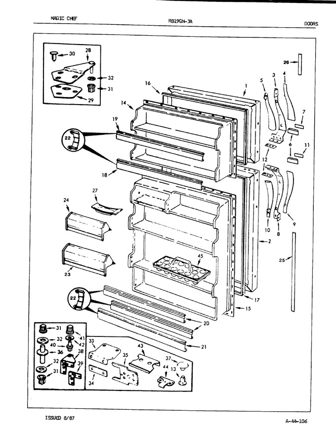 Diagram for RB19GA-3A (BOM: 7C39B)