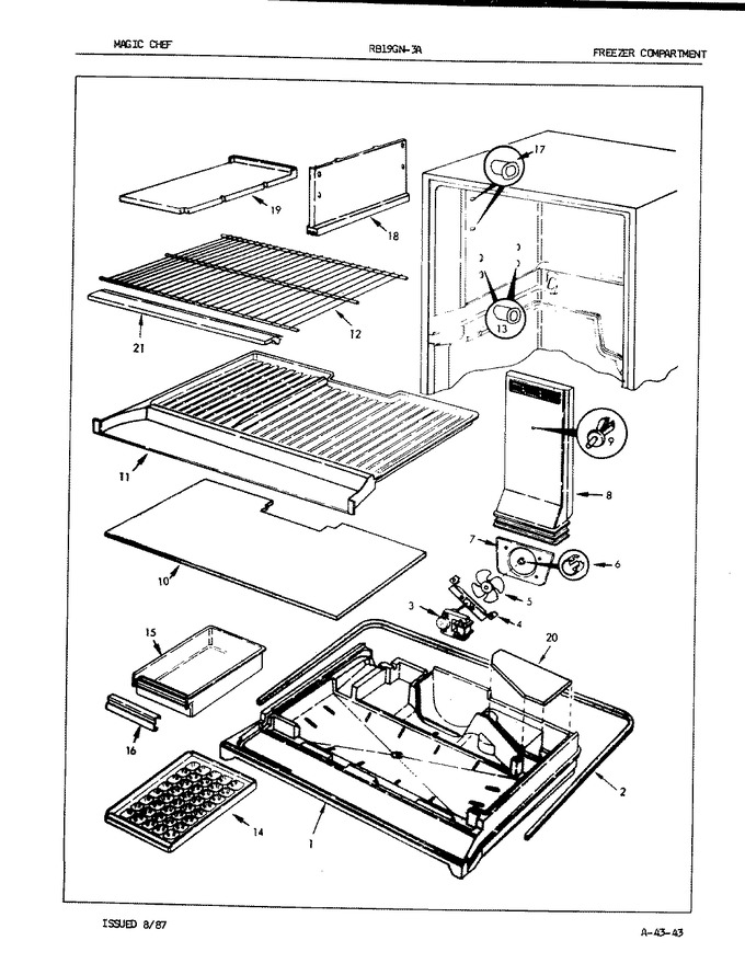 Diagram for RB19GA-3A (BOM: 7C39B)