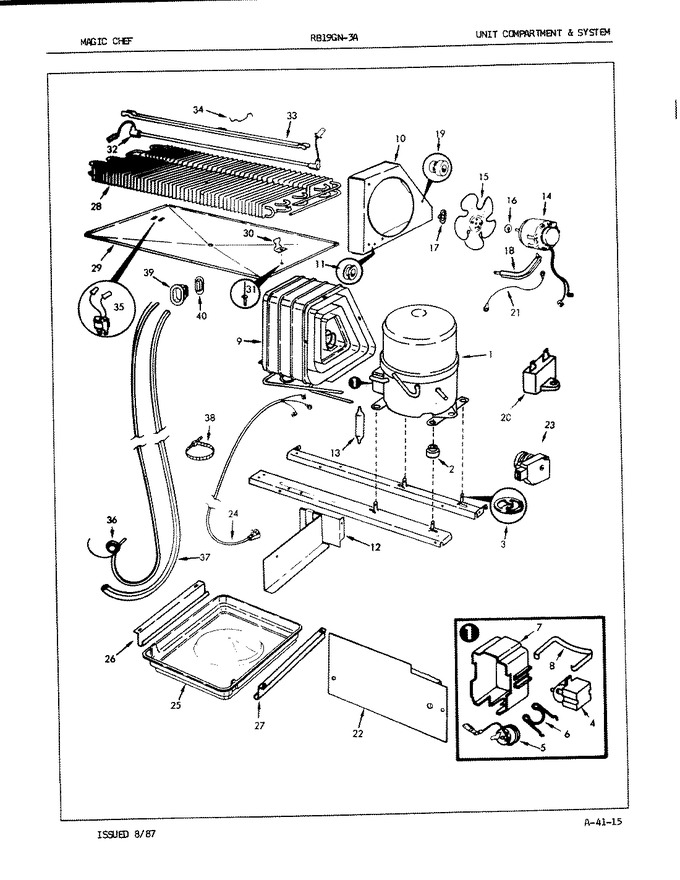 Diagram for RB19GA-3A (BOM: 7C39B)