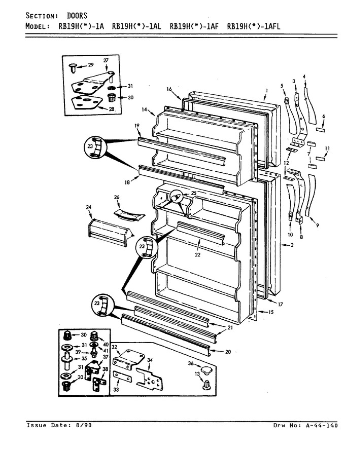 Diagram for RB19HA-1AL (BOM: 8C69B)