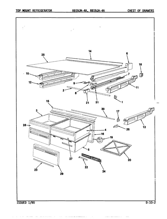 Diagram for RB19JA-4A (BOM: 9A22A)