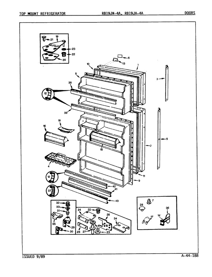 Diagram for RB19JA-4A (BOM: 9A22B)