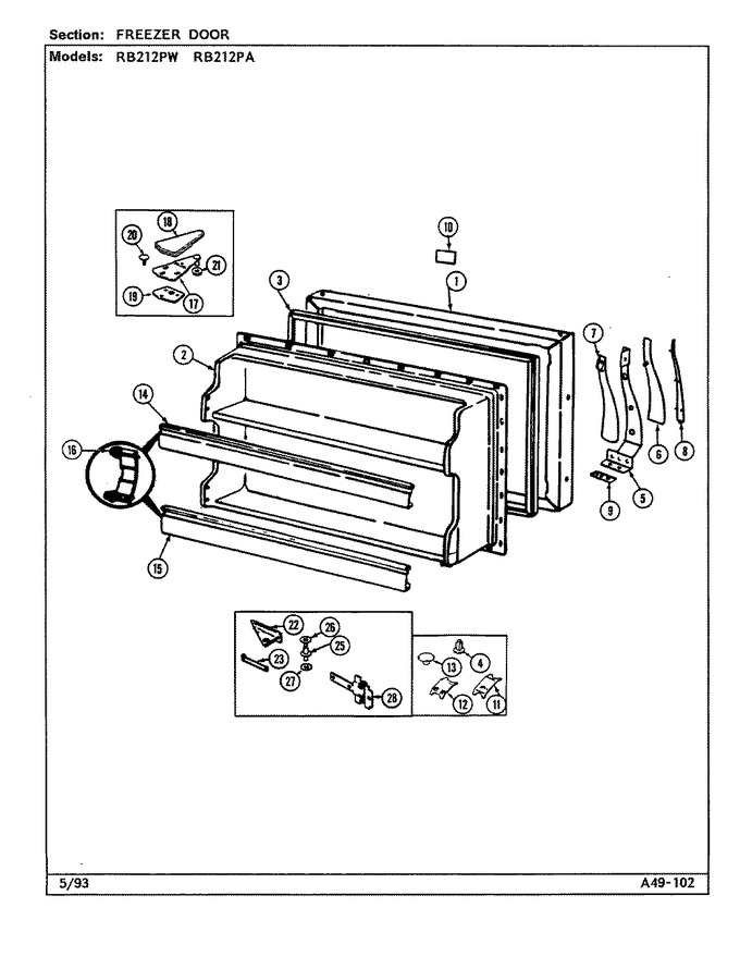 Diagram for RB212PA (BOM: DD76A)