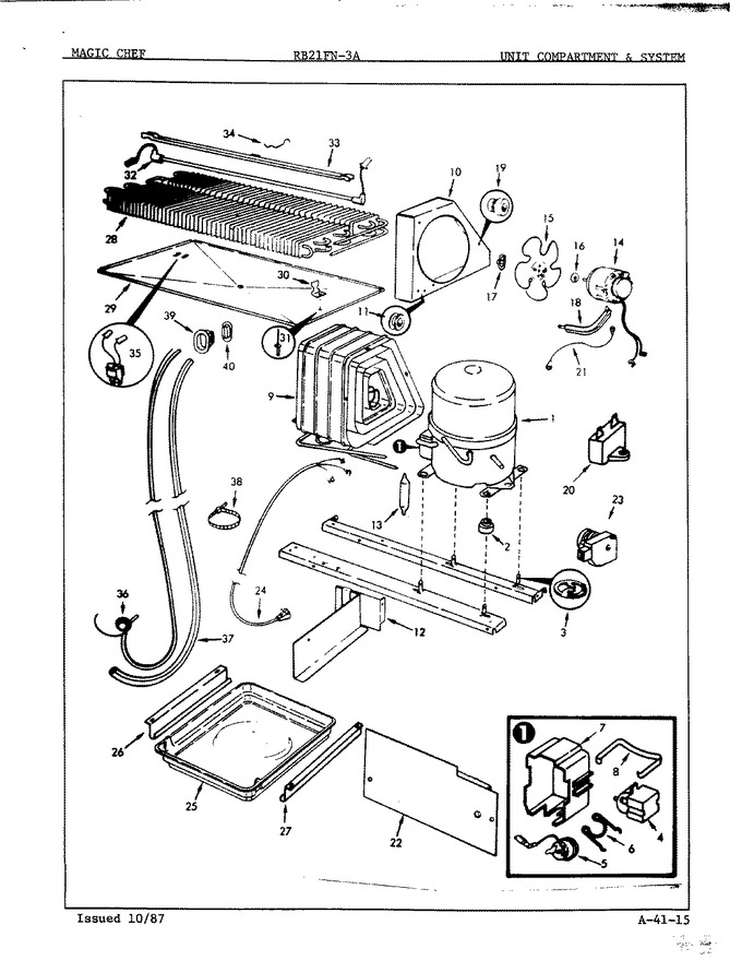 Diagram for RB21FA-3A (BOM: 7C30A)