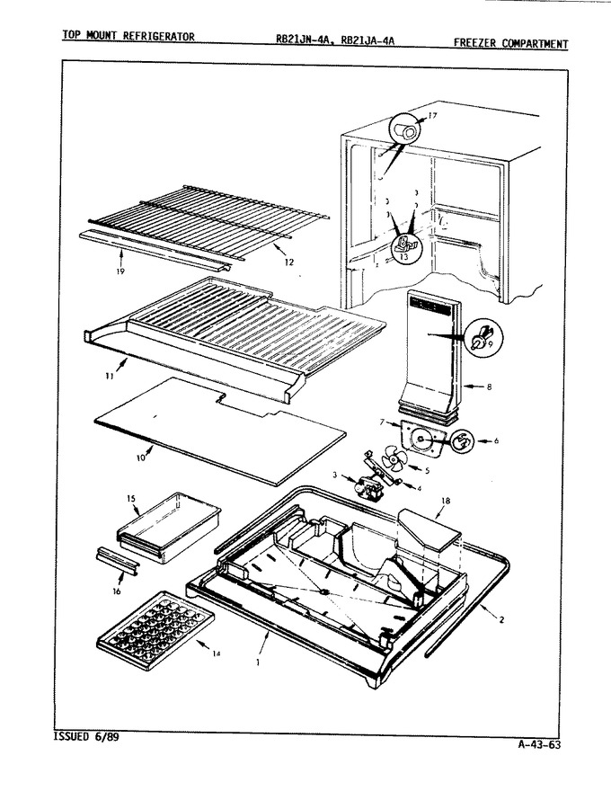 Diagram for RB21JA-4A (BOM: 9A24B)