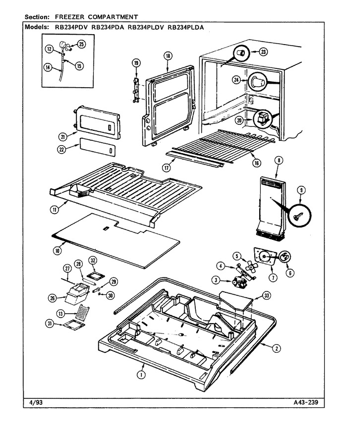 Diagram for RB234PDA (BOM: DG98A)