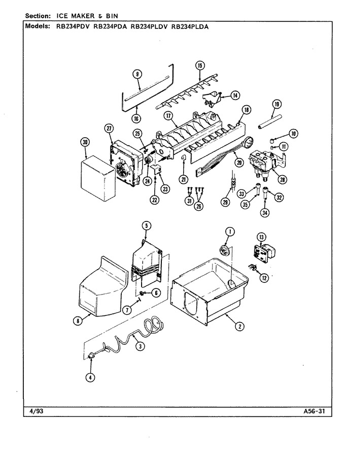 Diagram for RB234PDA (BOM: DG98A)