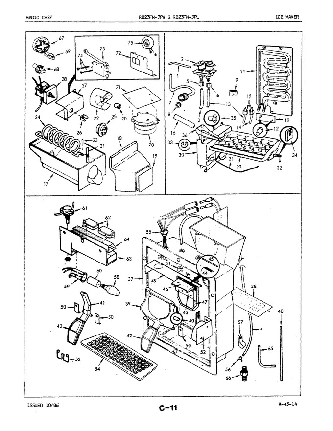 Diagram for RB23FY-3PL (BOM: 5E80B)