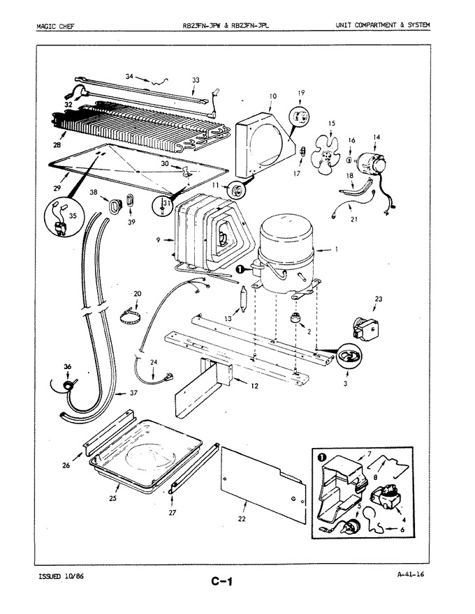 Diagram for RB23FA-3PL (BOM: 5E80B)