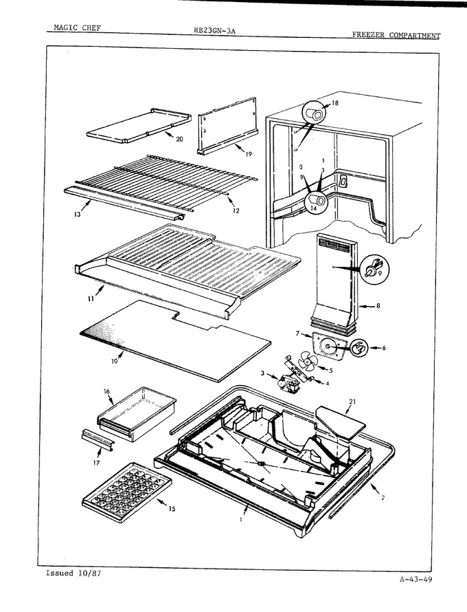 Diagram for RB23GA-3A (BOM: 7C40A)