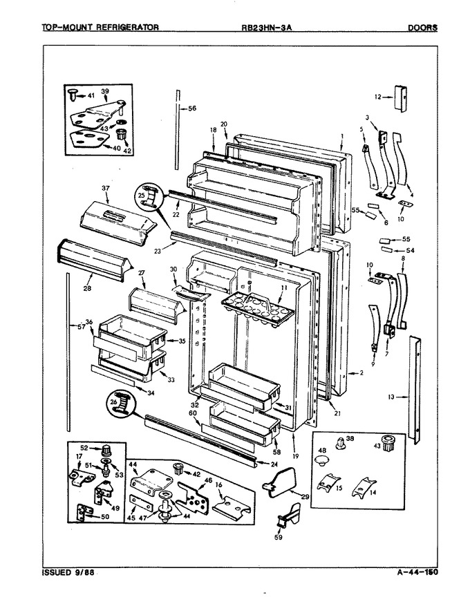 Diagram for RB23HA-3A (BOM: 8C70A)