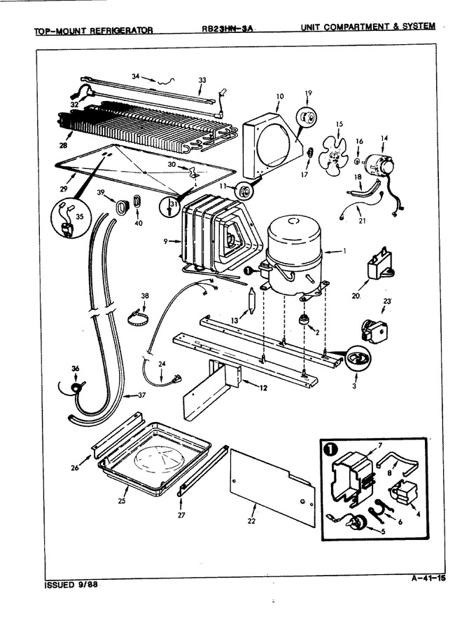 Diagram for RB23HA-3A (BOM: 8C70A)