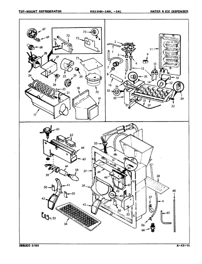 Diagram for RB23HN-3AL (BOM: 8B23B)