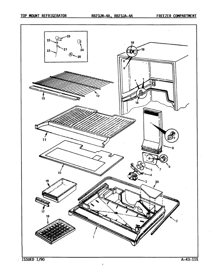 Diagram for RB23JA-4A (BOM: 9A26A)
