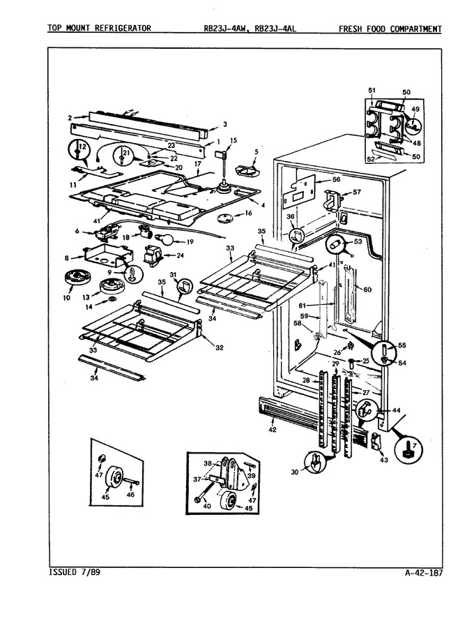 Diagram for RB23JA-4AW (BOM: 9A36A)