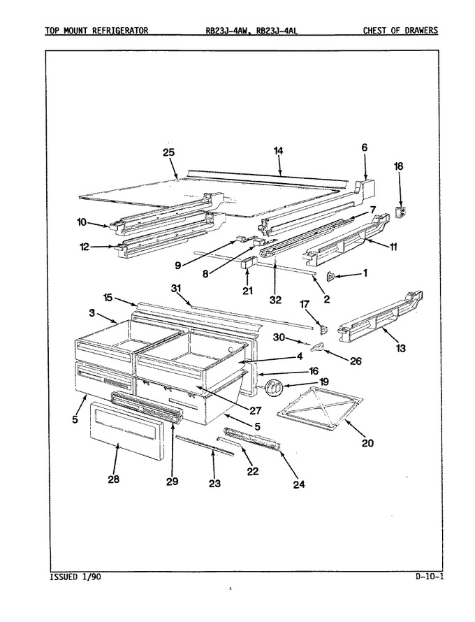 Diagram for RB23JN-4AW (BOM: 9A87B)