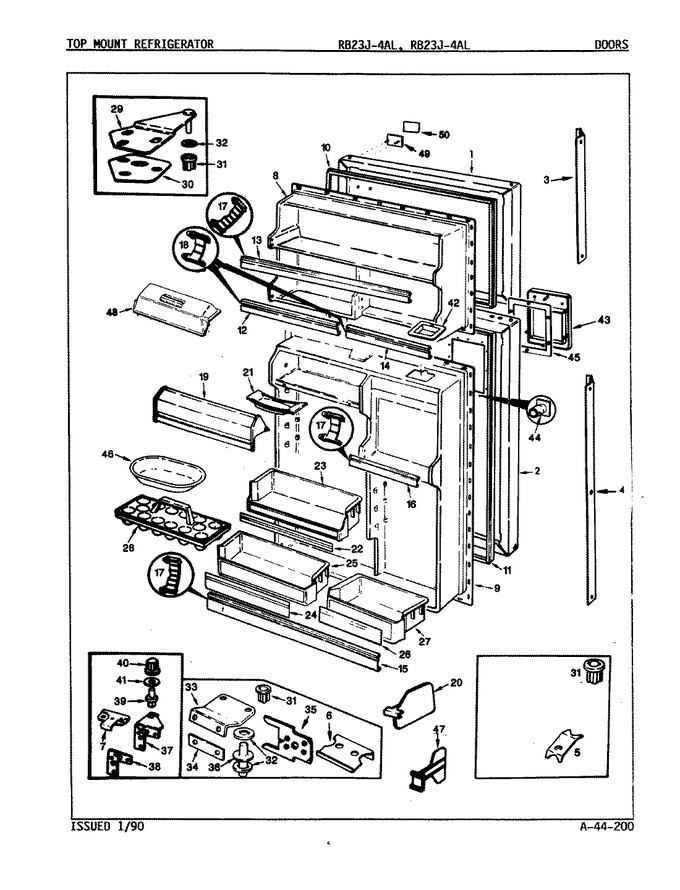 Diagram for RB23JA-4AL (BOM: 9A88A)