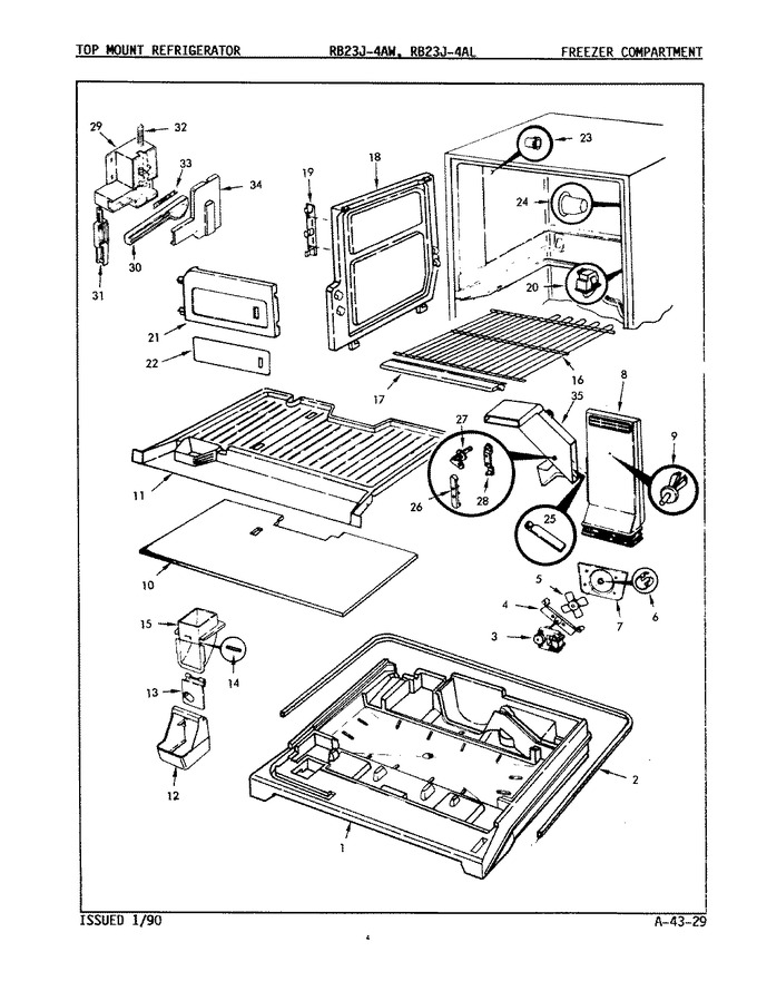 Diagram for RB23JN-4AL (BOM: 9A88A)