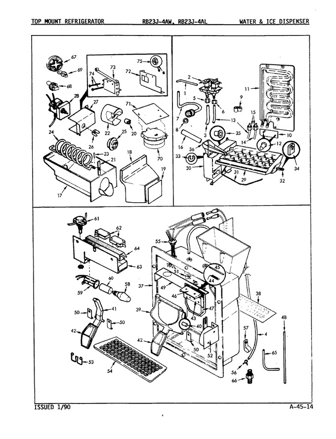 Diagram for RB23JN-4AW (BOM: 9A87B)