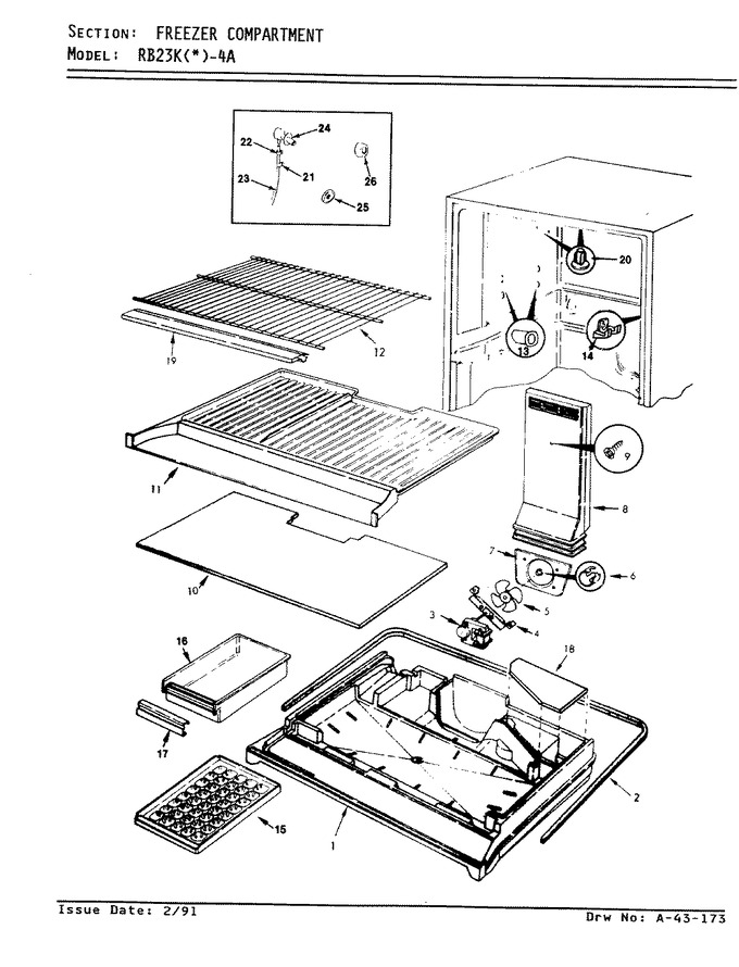 Diagram for RB23KN-4A (BOM: AG95D)