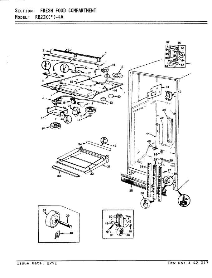 Diagram for RB23KA-4A (BOM: AG95B)