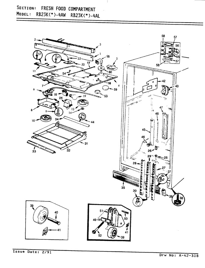 Diagram for RB23KA-4AL (BOM: BG96A)