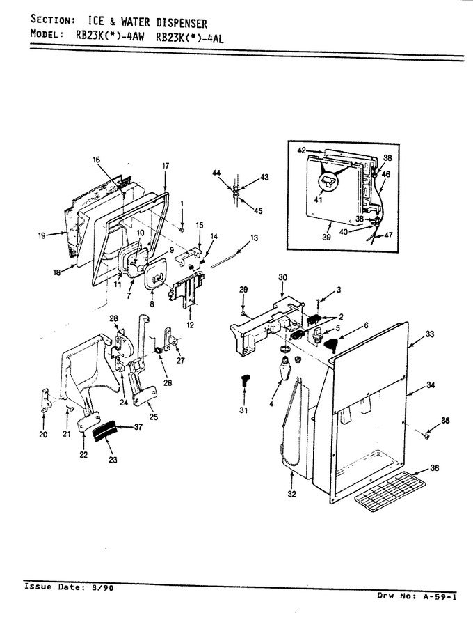 Diagram for RB23KN-4AW (BOM: BG98A)