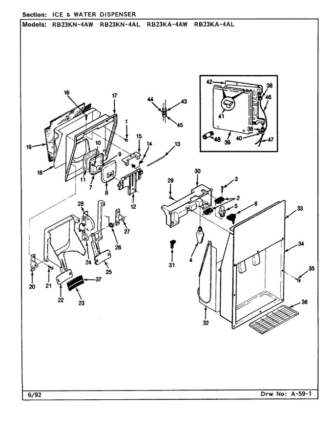 Diagram for RB23KA-4AL (BOM: BG99B)
