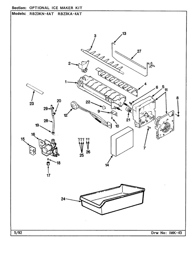 Diagram for RB23KA-4AT (BOM: CL95A)