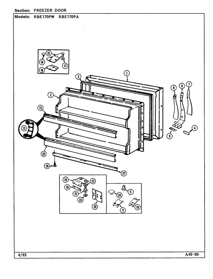 Diagram for RBE170PA (BOM: DD32A)