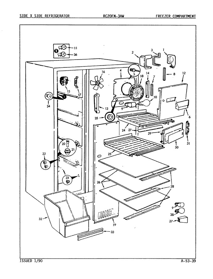 Diagram for RC20FA-3AW (BOM: 5N35A)