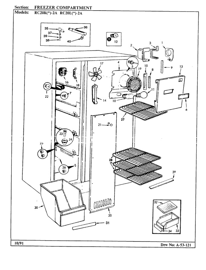 Diagram for RC20LA-2A (BOM: BS01E)