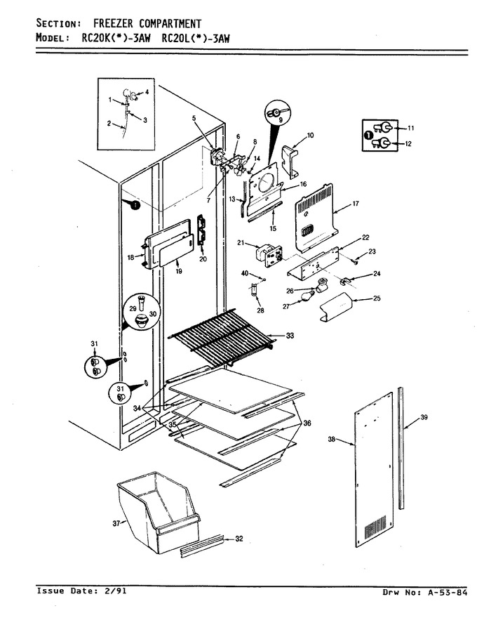 Diagram for RC20LA-3AW (BOM: BS10A)