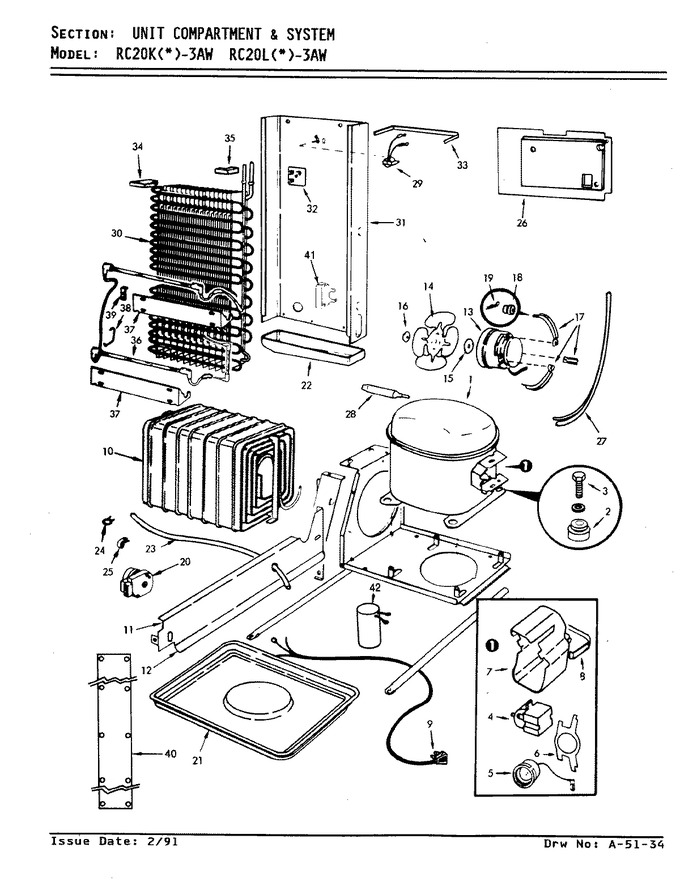 Diagram for RC20LA-3AW (BOM: BS10A)
