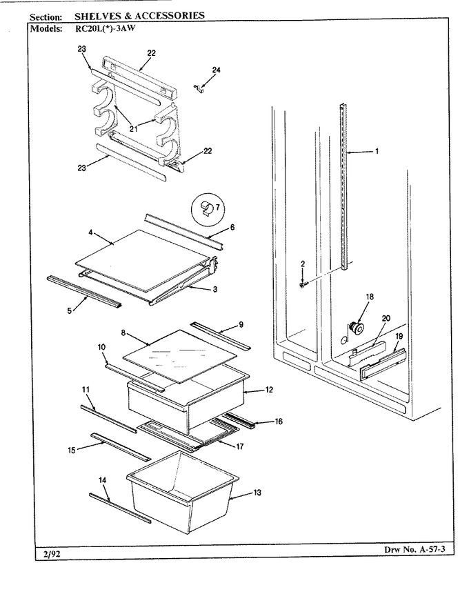 Diagram for RC20LA-3AW (BOM: BS10B)