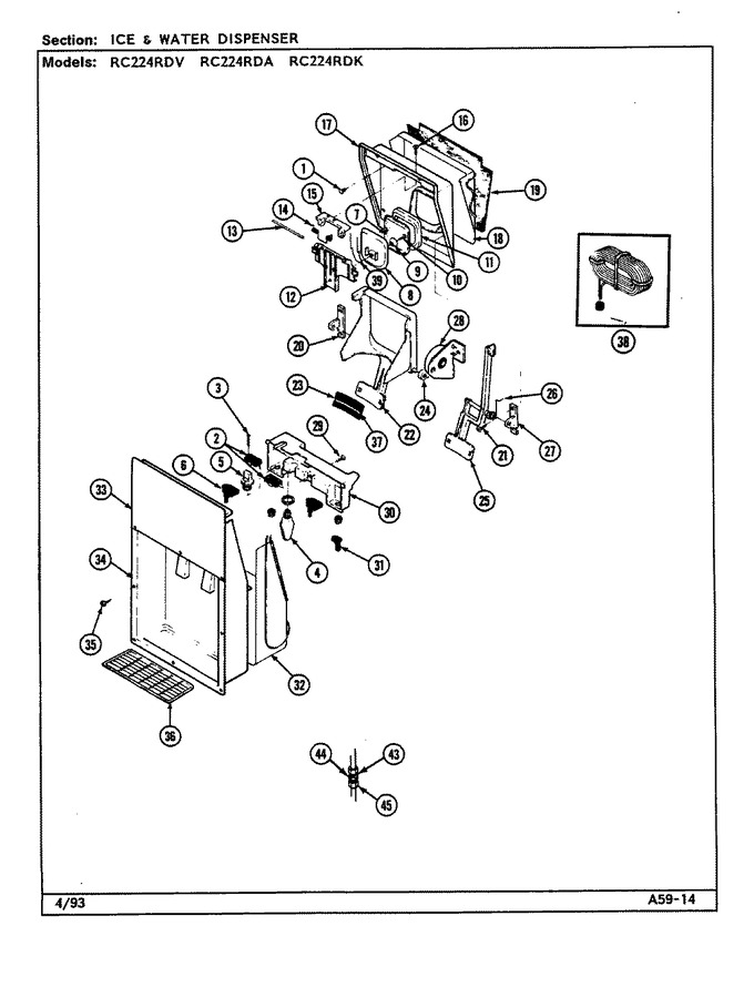 Diagram for RC224RDA (BOM: DS37B)