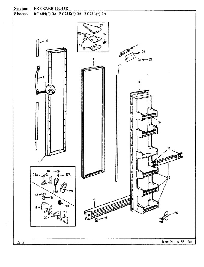 Diagram for RC22HA-3A (BOM: 9S01A)